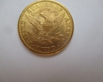 1889-S gold coronet $5 half eagle 2