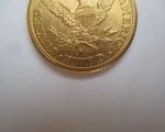 1889-S gold coronet $5 half eagle 3