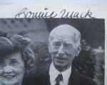 connie mack signed photo 3