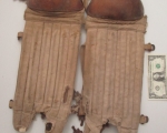 wilson antique catcher shin guards 2