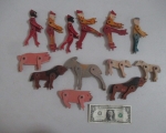 folk art mechanical animals and performer figures 1