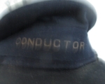 early cloth railroad conductors cap 3