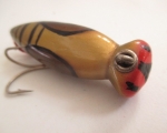 wooden beatle fishing lure 1