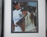 derek jeter phil rizzuto signed photo 1