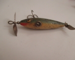 vintage plueger wooden minnow lure 2