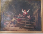 children-on-gate-painting2