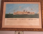 hand  colored steamship poster 2