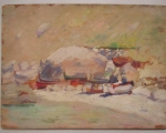 George L. Noyes Oil on Plank 4