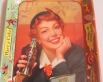 coca cola counter girl advertising trays 3