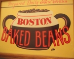 boston baked beans sign