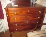 sheraton mahogany chest