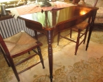 sheraton mahogany game table 1