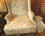 upholstered armchairs