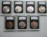 04 High Grade Morgan Silver Dollars 1