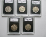 10 High Grade Walking Liberty Halfs 1