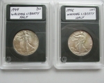 10 High Grade Walking Liberty Halfs 4