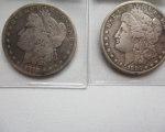 18 1878-CC and 1883-CC Morgan Silver Dollars 2
