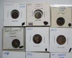 26 3 Cent Pieces, Half Dimes, Dimes and Quarters 2