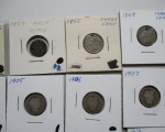 26 3 Cent Pieces, Half Dimes, Dimes and Quarters 3