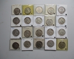 35 Walking Liberty and Franklin Halfs 1