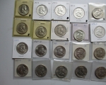 37 1950's and 1960's Franklin Halfs 1