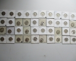 43 1940's and 1950's Washington Quarters 1