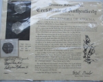 65 Atocha Silver Piece with Certificate of Authenticity 1