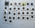 67 Half Cents, Large Cents and 2 Cent Coins 1