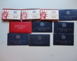 76 Silver Proof Sets, Bicentennial Set and Eisenhower Silver Dollars 1