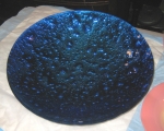 66 art glass moon plate