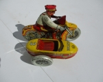 marx police squad tin litho motorcycle 2