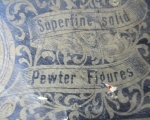 19th century pewter figures in box 2