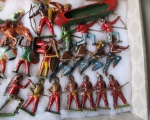 cowboys and indians metal figures 2