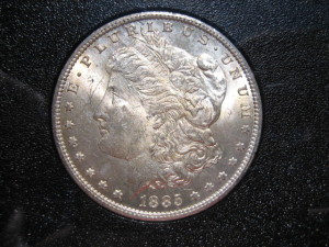 1885 CC (Carson City) Silver Dollar sold for over $500 in our May 2006 auction