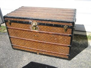 Louis Vuitton antique trunk brought nearly $3,500 at one of our 2006 auctions