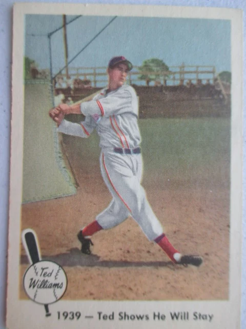 1959 Feer Ted Williams Baseball Card