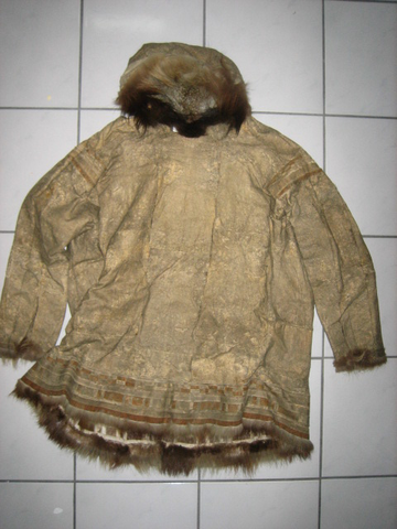 Sealskin coat worn by Admiral Richard Byrd