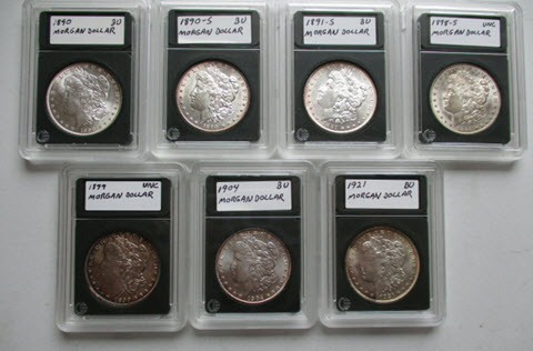 Morgan Dollars sold at auction from an East Longmeadow estate