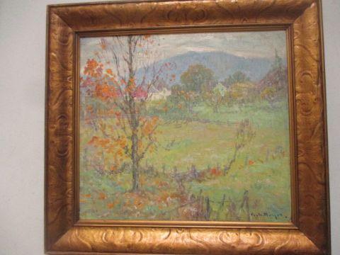 American Impressionist George Noyes oil on canvas painting