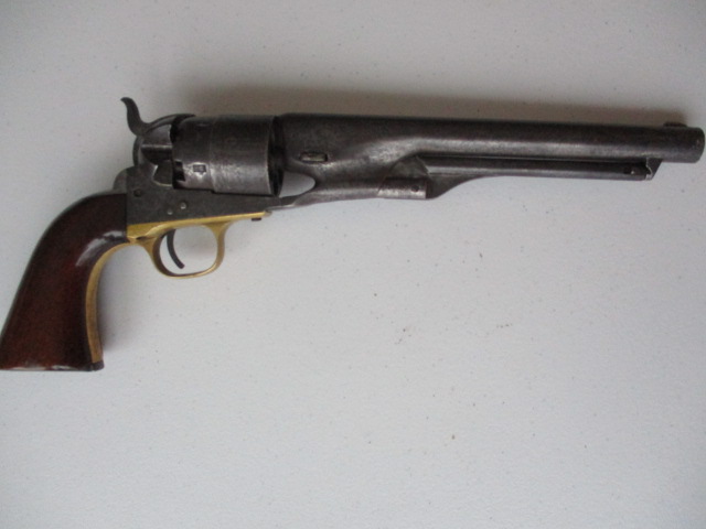 Antique Colt revolver, manufactured in 1850 - sold at auction