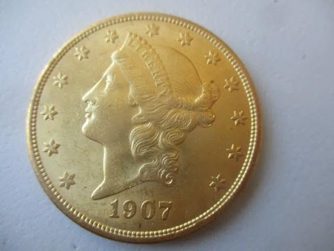 1907 Liberty Head 20 Dollar Coin - sold for $1,800 at our December 2021 auction from a Lexington estate