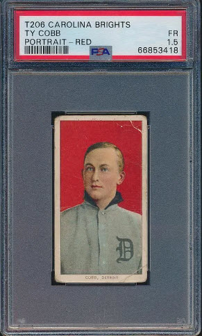 Ty Cobb Carolina Brights Baseball Card - sold for $43,000 at auction in 2022