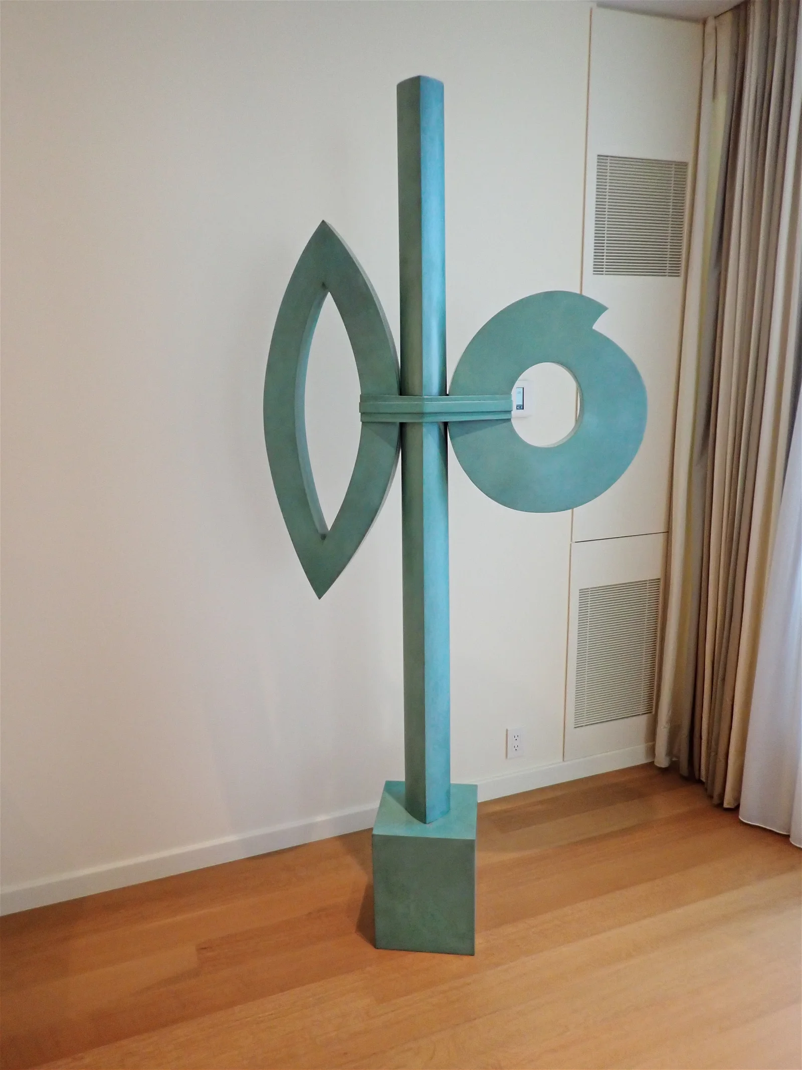 Jeffrey Maron Totemic Abstract Sculpture - sold at auction for $325 from Boston estate