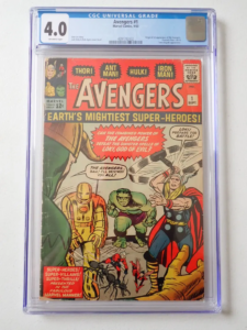The Avengers #1 CGC 4.0 comic book - sold at auction for $3,900