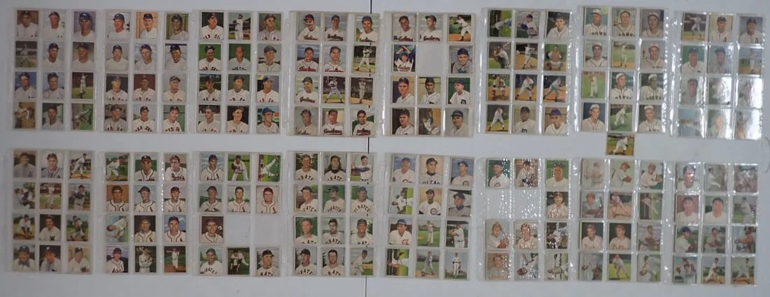 1950 Bowman Baseball Cards : Jackie Robinson, Ted Williams, & others - sold at auction for $2,200