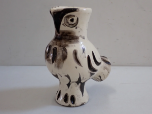 1969 Pablo Picasso Wood-Owl Limited Edition Turned Vase - sold at auction for $13,200