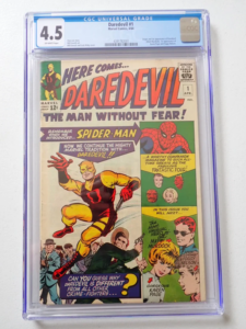 Daredevil #1 CGC 4.5 comic book - sold at auction for $2,400